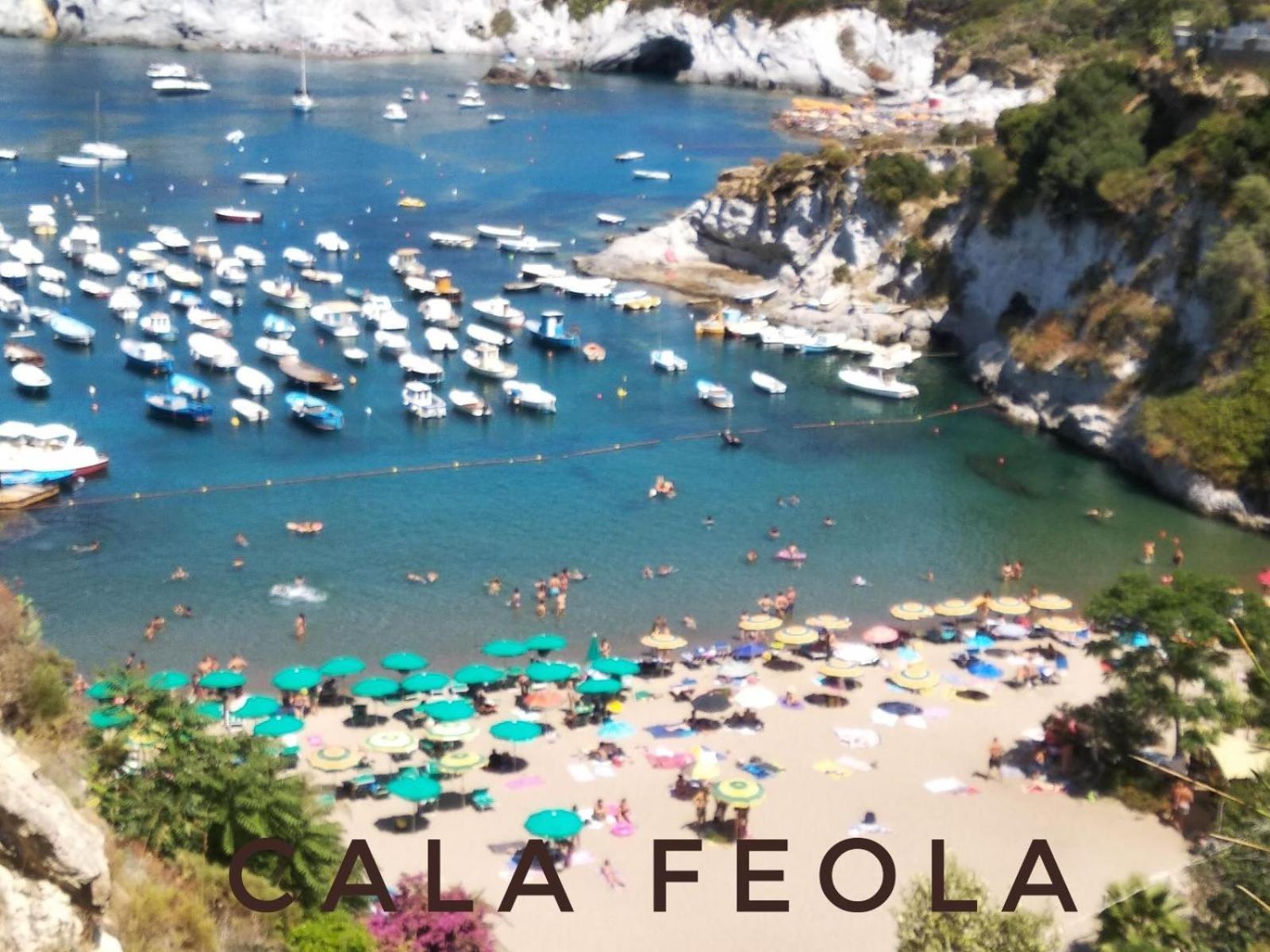 Ponzamania La Terrazza Di Cala Feola Apartment ภายนอก รูปภาพ